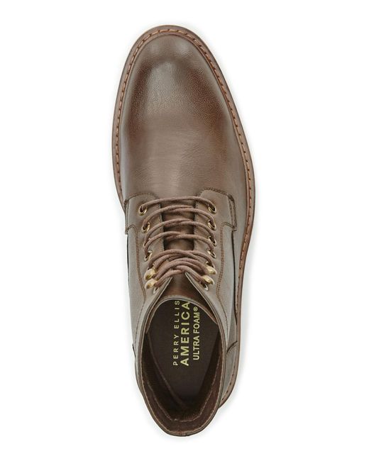 Perry Ellis Gunner Boot in Brown for 