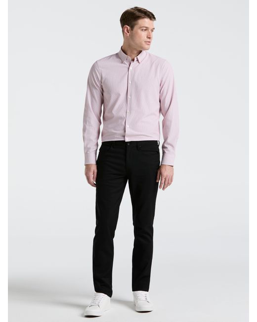 Perry Ellis Blue Slim Fit Float Pattern Shirt for men