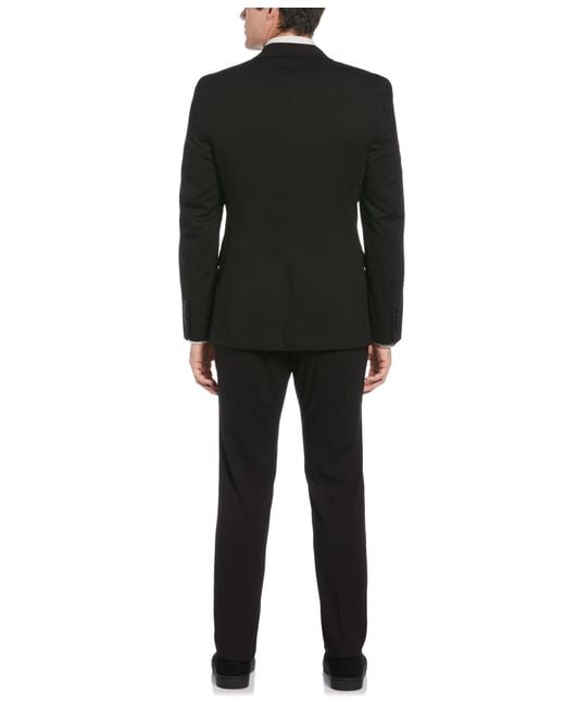 Perry Ellis Black Slim Fit Performance Tech Suit Jacket for men