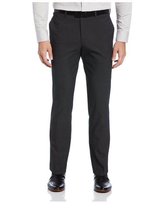 Perry Ellis Black Slim Fit Stretch Washable Suit Pant for men