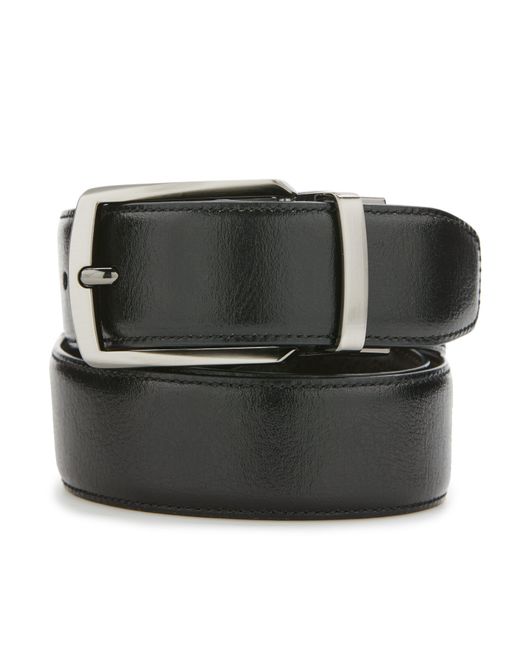 Perry Ellis Park Slope Black Leather Belt for men