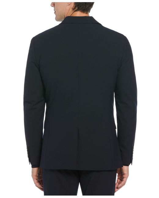 Perry Ellis Black Slim Fit Micro Textured Suit Jacket for men