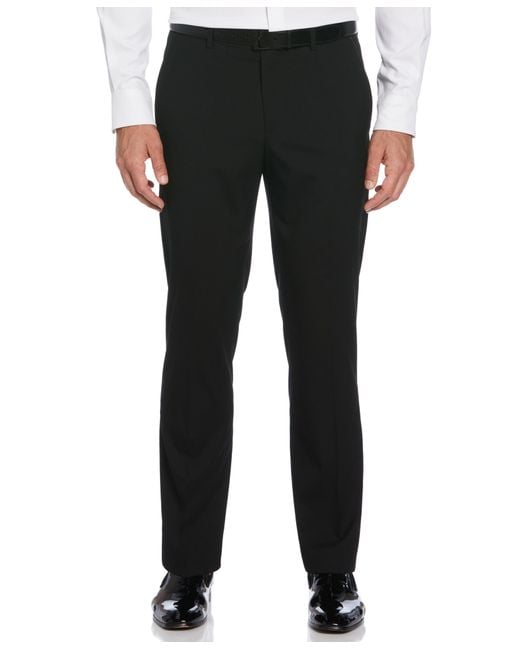 Perry Ellis Black Slim Fit Stretch Tuxedo Suit Pant for men