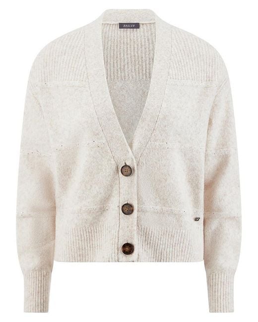 Basler White Strickjacke