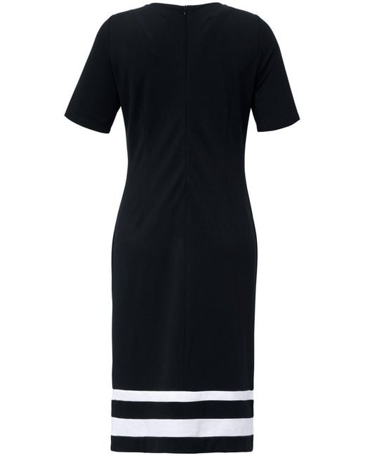 Emilia Lay Black Jersey-kleid 1/2-arm