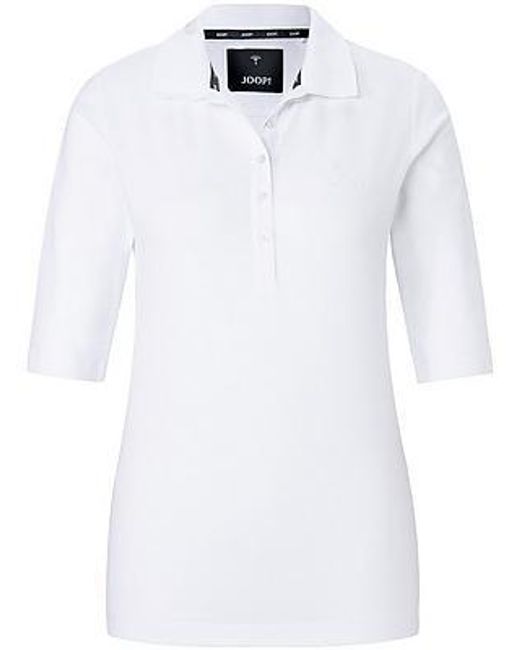 Joop! Poloshirt Knoopsluiting Van in het White