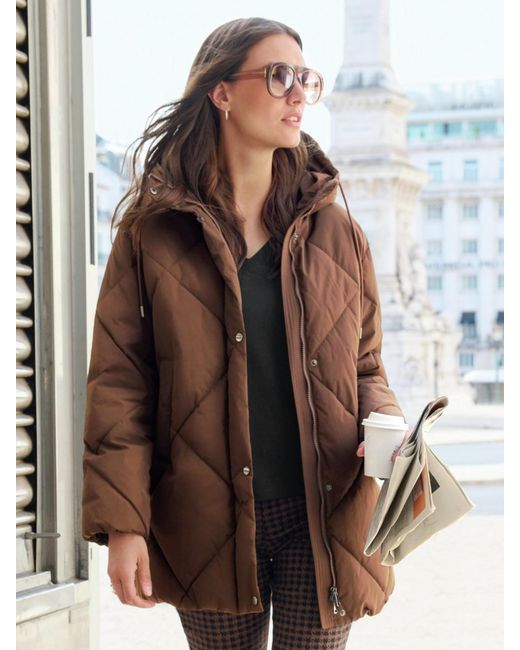 Peter Hahn Brown Steppjacke