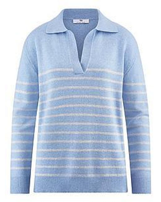 Peter Hahn Blue Polo-Pullover