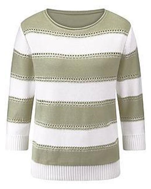 Peter Hahn Gray Pullover U-Boot-Ausschnitt