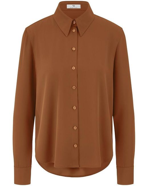 Peter Hahn Brown Bluse