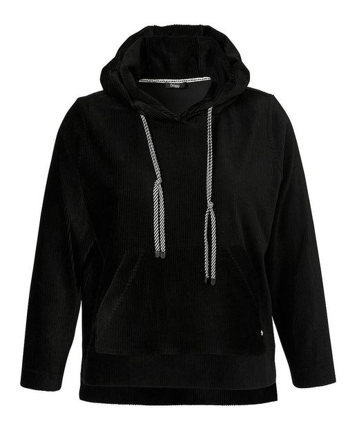 FRAPP Black Kapuzen-Sweatshirt