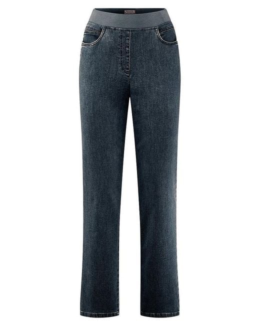 RAPHAELA by BRAX Blue Proform Slim-Jeans Modell Pamin Fun