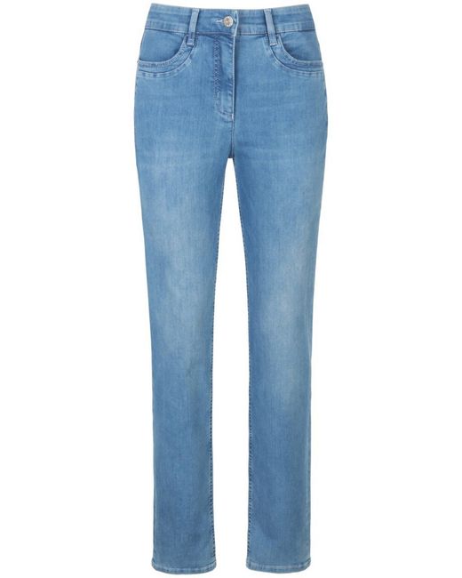 Le jean à ceinture extensible taille 21 Toni en coloris Bleu | Lyst