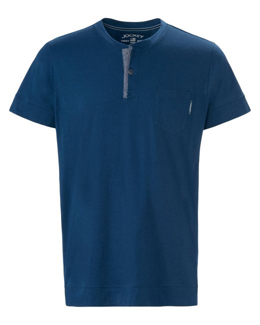 Jockey Schlaf-shirt in Blue für Herren