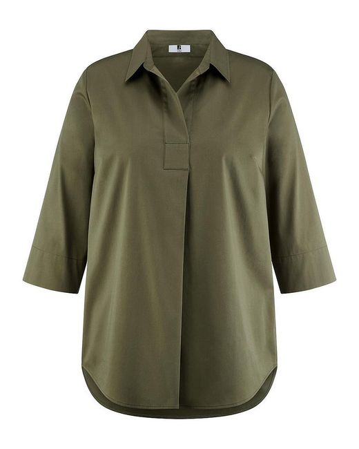 Anna Aura Green Bluse