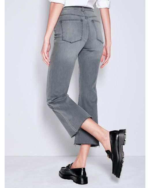 DL1961 Gray 7/8-jeans bridget boot high rise