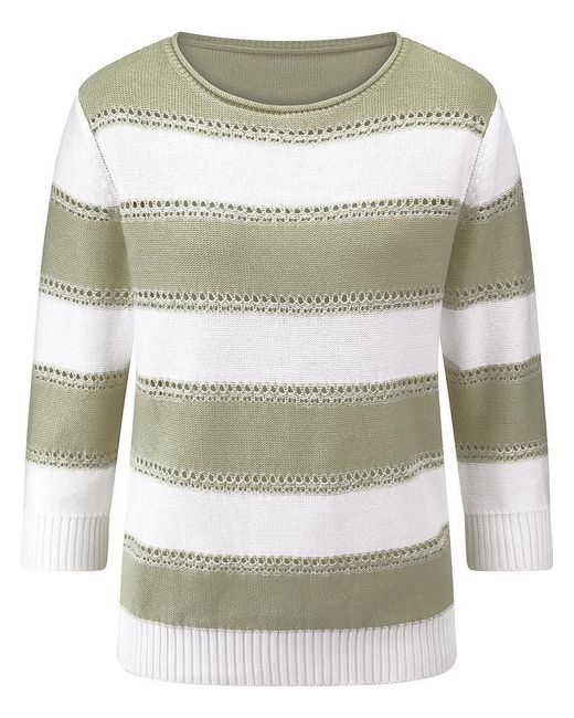 Peter Hahn Gray Pullover U-Boot-Ausschnitt