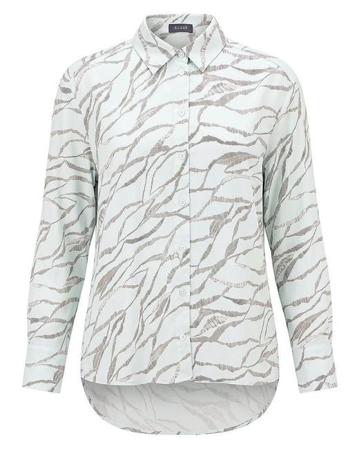 Basler Gray Long-Bluse