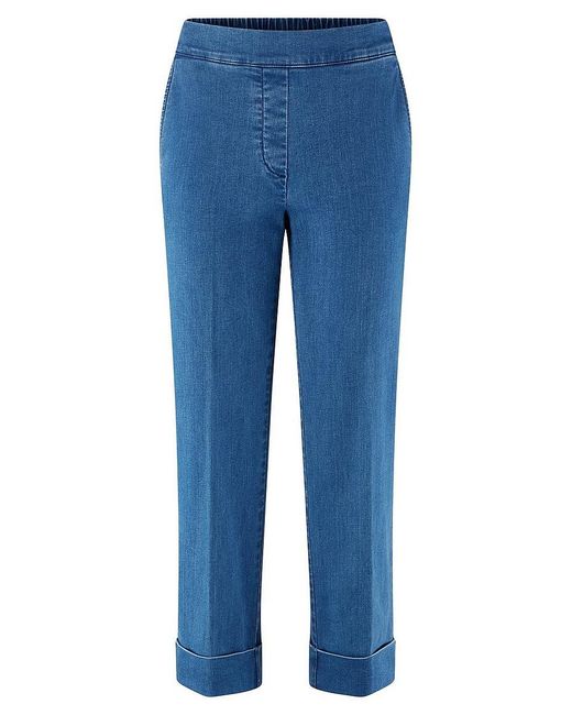 Peter Hahn Straight Fit-7/8-Jeans Van in het Blue