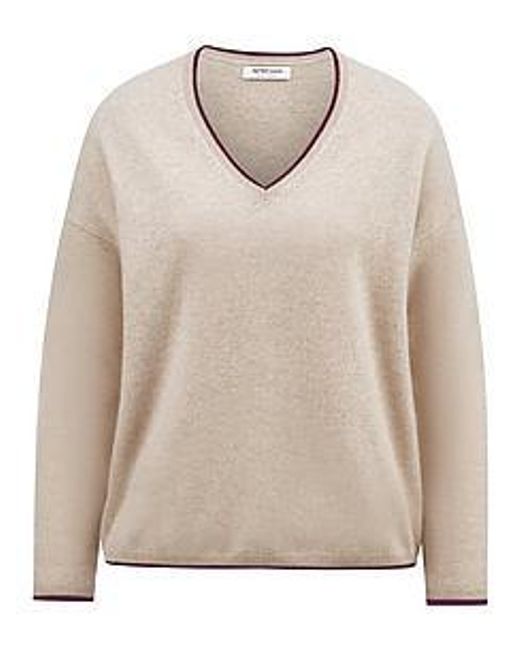 Peter Hahn Natural V-Pullover Aus 100% Kaschmir