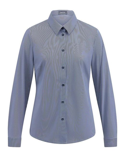 Basler Blue Jersey-bluse