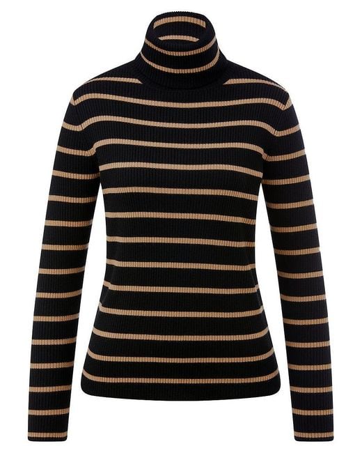 Peter Hahn Black Rollkragen-Pullover