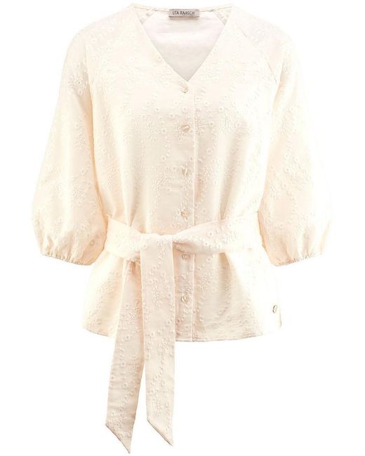 Uta Raasch Blouse Een V-Hals Van in het Natural
