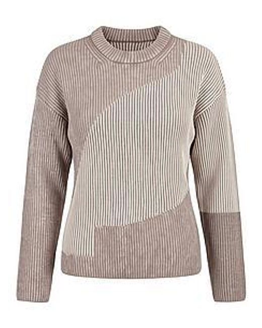 Basler Gray Rundhals-Pullover