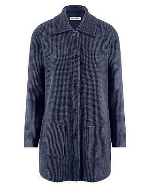 Peter Hahn Lang Vest in het Blue