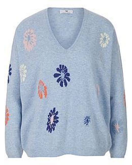 Peter Hahn Blue V-Pullover