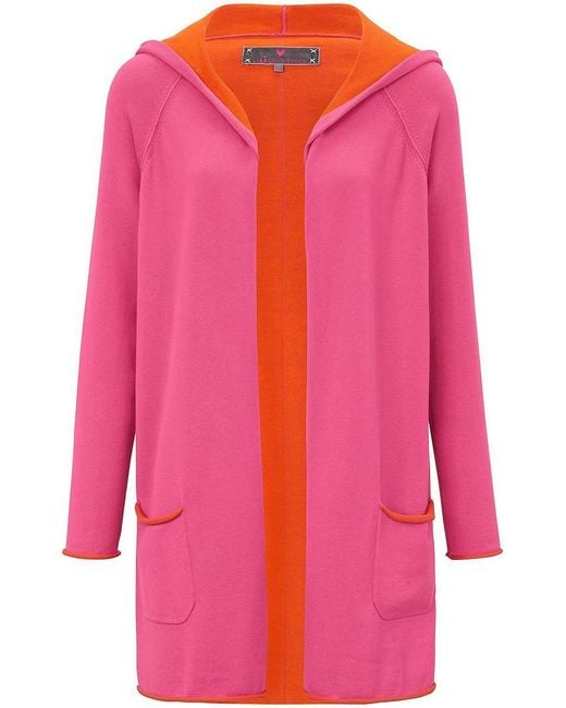 LIEBLINGSSTÜCK Pink Long-Strickjacke mehrfarbig