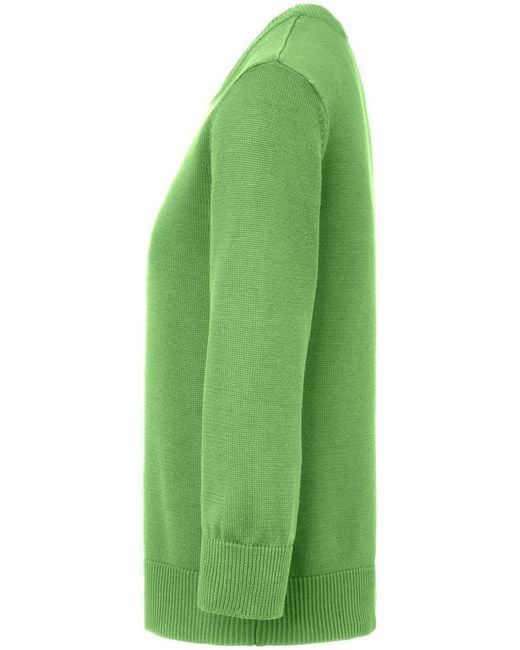 Peter Hahn Green Rundhals-pullover aus 100% supima®-­baumwolle, , gr. 38, baumwolle