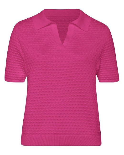 Peter Hahn Pink Polo-pullover