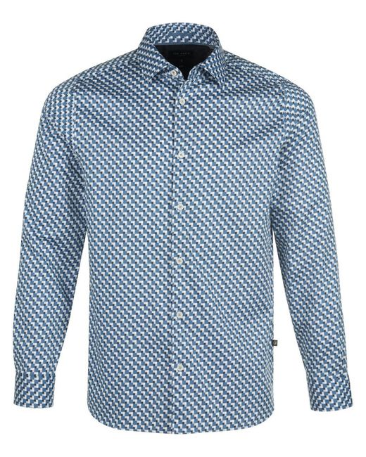 La chemise taille 48 Ted Baker pour homme en coloris Bleu | Lyst