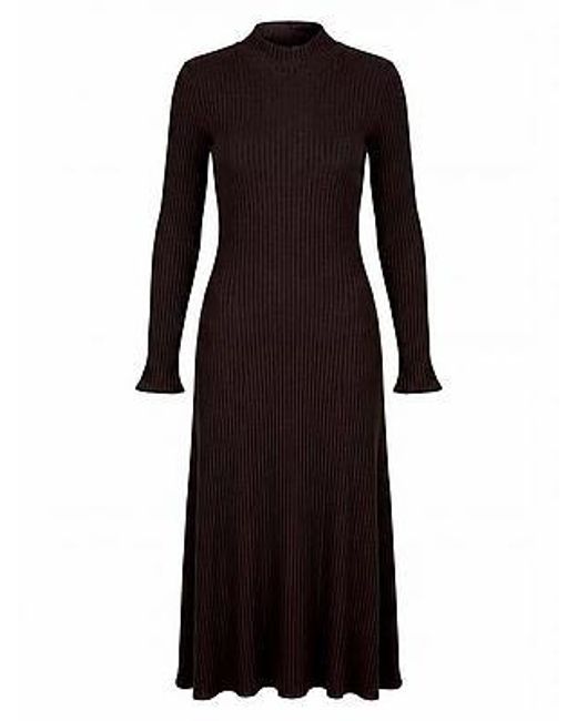 efixelle Jersey Jurk Van in het Black