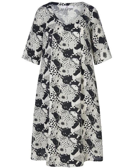 Anna Aura Gray Kleid V-Ausschnitt