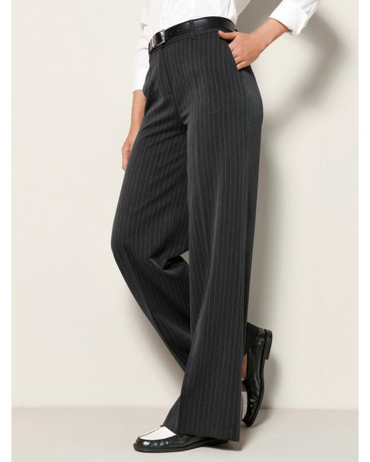 Peter Hahn Black Knöchellange Hose