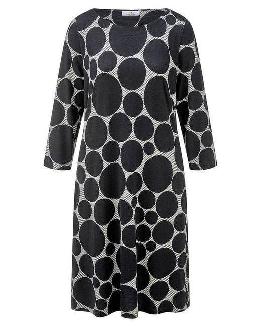 Peter Hahn Black Jersey-Kleid 3/4-Arm