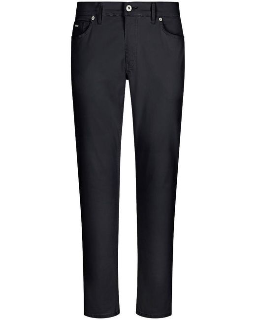 Brax 5-Pocketsbroek Model Cadiz Van in het Blue voor heren