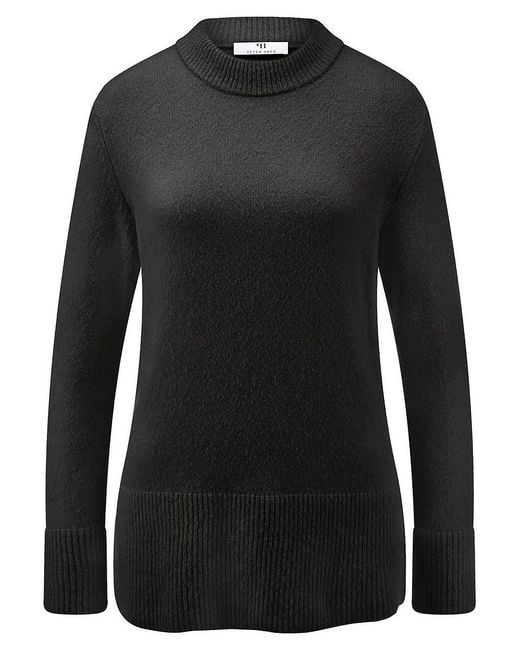 Peter Hahn Black Long-Pullover