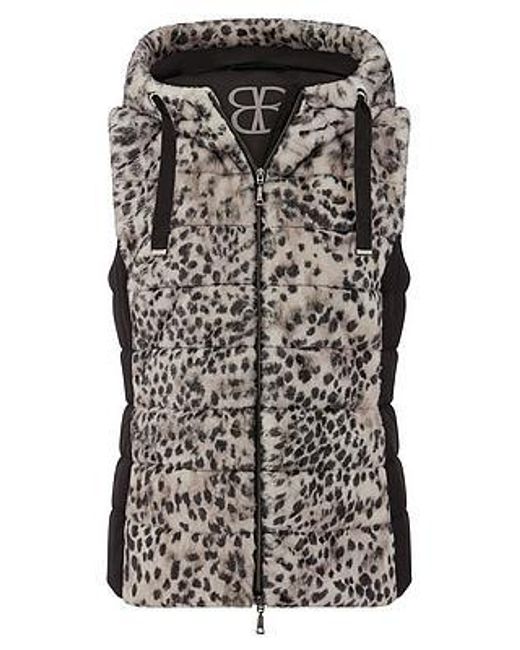 Basler Iets Getailleerde Bodywarmer Van in het Black