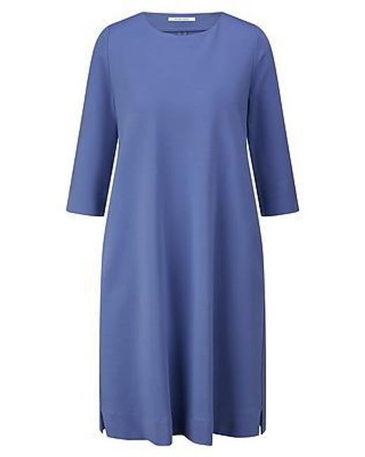 Peter Hahn Jersey Jurk Van in het Blue