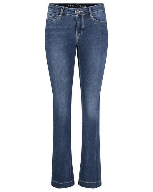 M·a·c Blue Jeans in inch-länge 32, , gr. 38, baumwolle