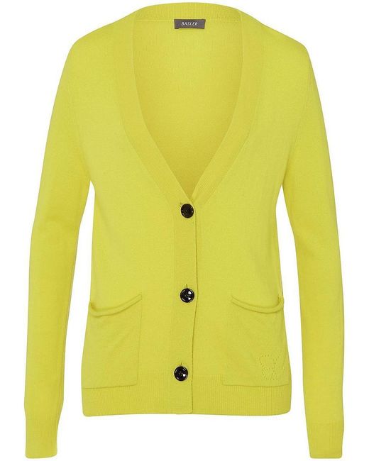 Basler Yellow Strick-cardigan, , gr. 36, viskose