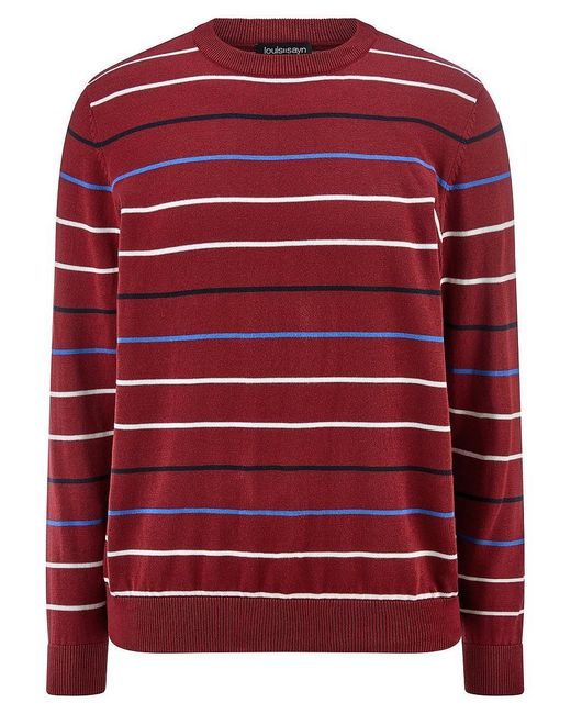Peter Hahn Rundhals-Pullover in Red für Herren