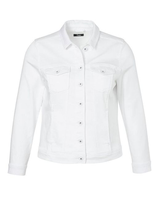 FRAPP White Jeansjacke