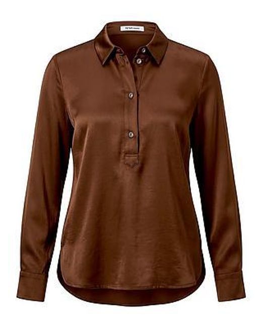 Peter Hahn Blouse Van in het Brown