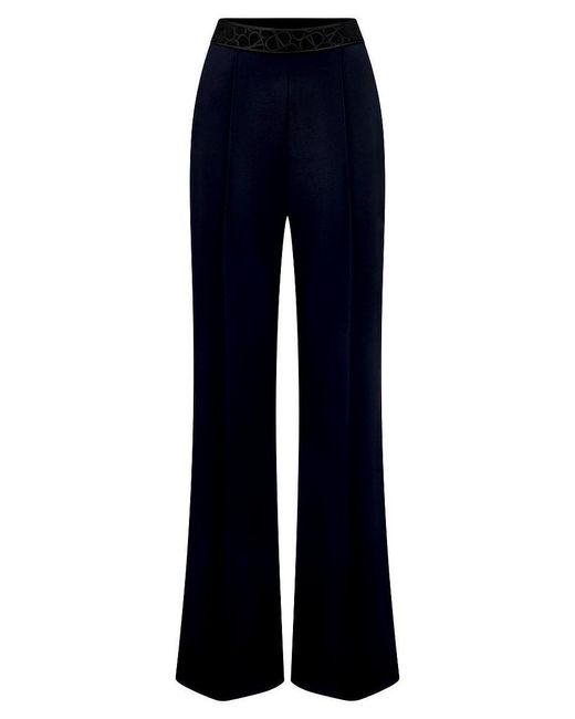 Basler Blue Wide Fit-Jersey-Hose