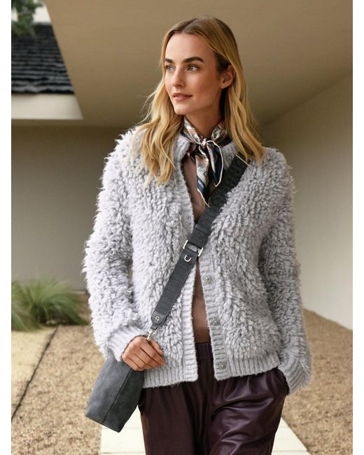 include Gray Strickblouson