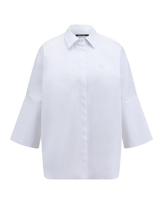 MARC AUREL White Long-Bluse